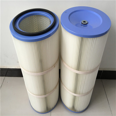 工廠供應350*660耐高溫阻燃除塵濾筒 現貨直銷聚酯纖維除塵濾芯